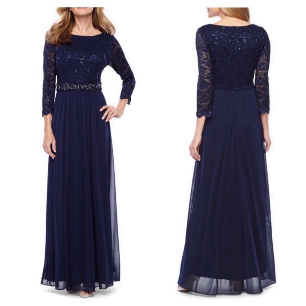 Navy Evening Gown
